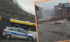 Potężne burze z ulewami w Polsce. Szokujące nagranie z Piekar Śląskich