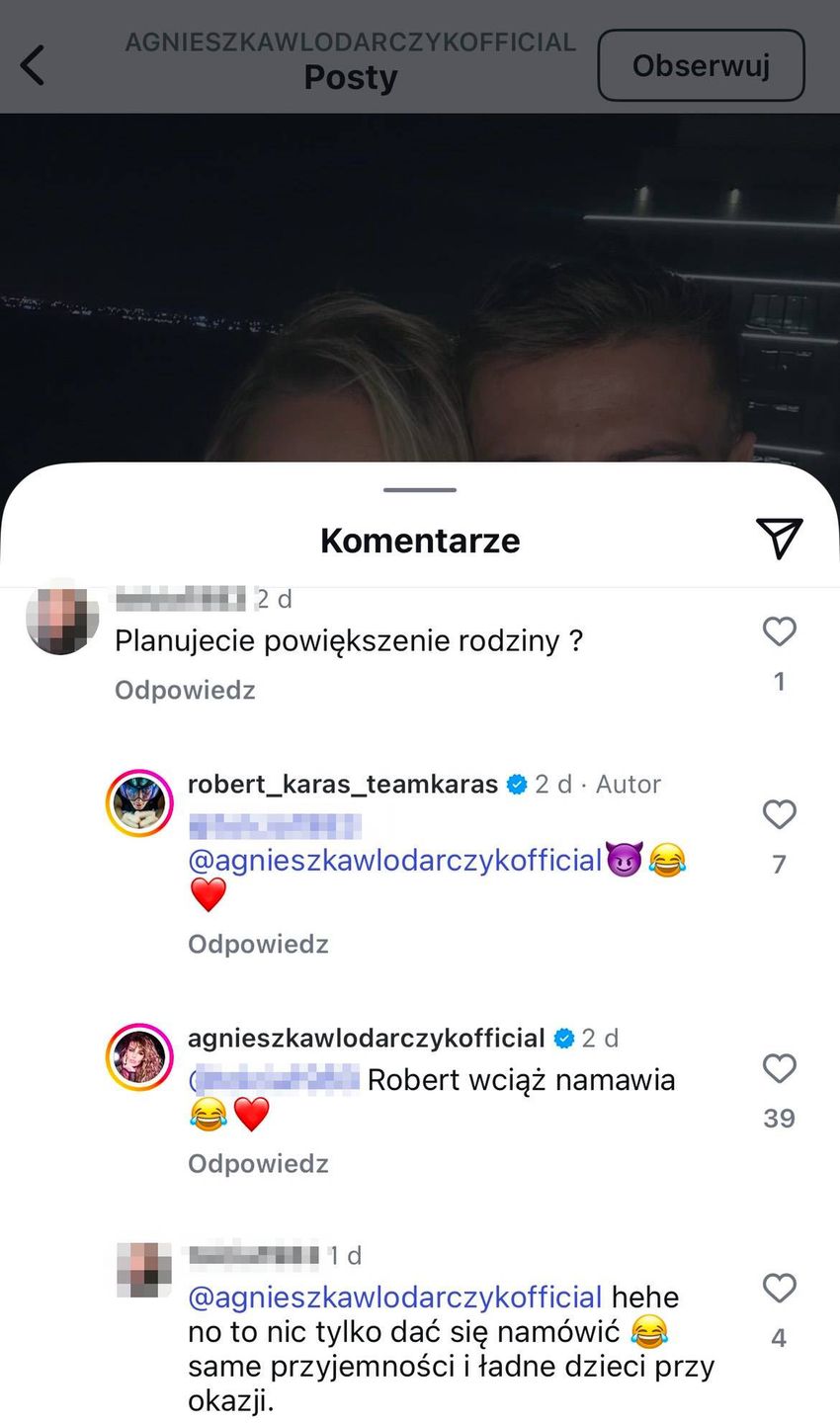 Agnieszka Włodarczyk odpowiada na pytania o drugie dziecko