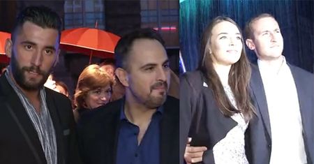 Gwiazdy na premierze "Deszczowej piosenki"