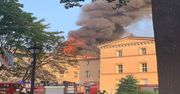 Lubliniec. Pożar w zespole szkół. Przyjechało 11 wozów strażackich