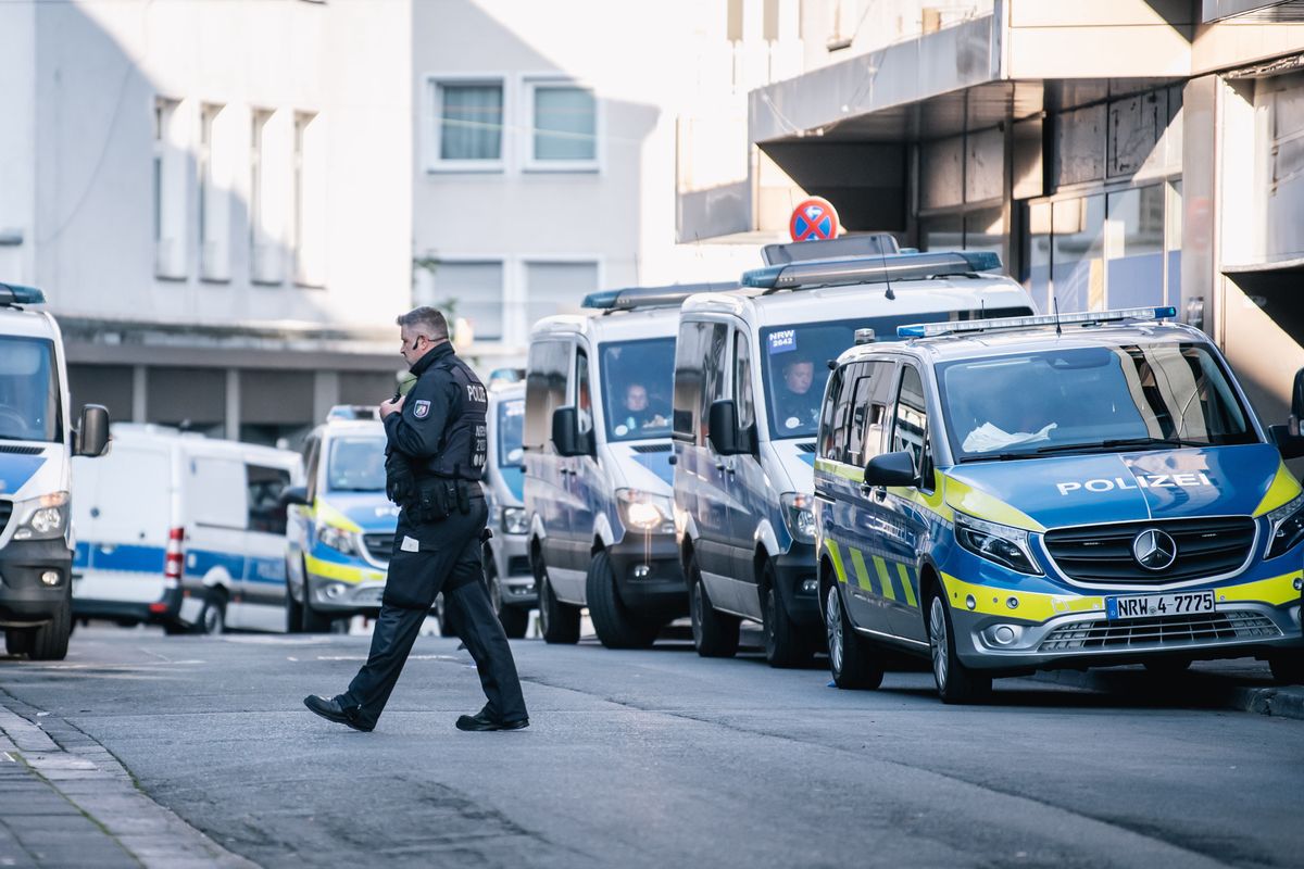 Niemiecka policja w Solingen