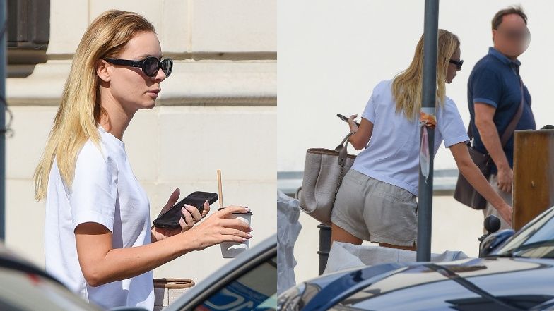 Izabela Janachowska przyłapana na mieście