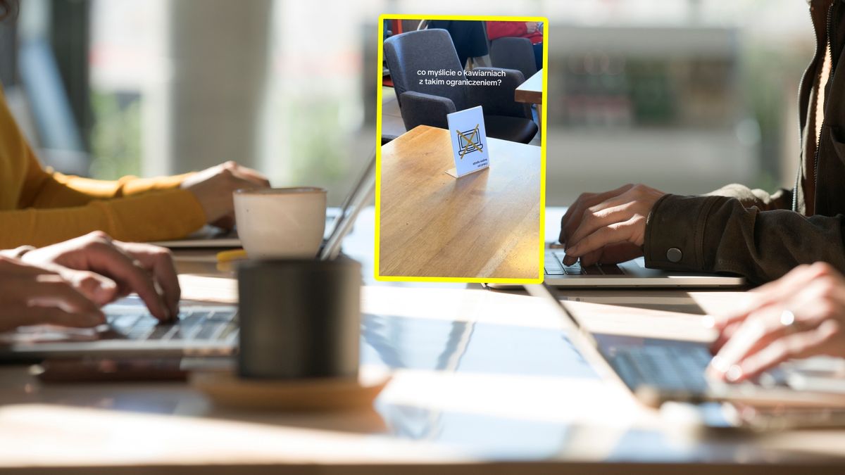 Taka tabliczka w kawiarni. Aż zrobiła zdjęcie.