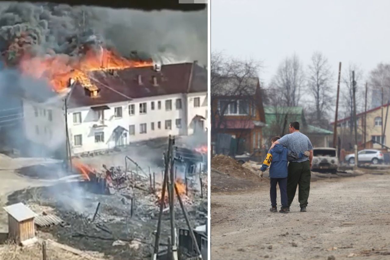 Ogromny pożar w Rosji. Mieszkańcy oskarżają władze