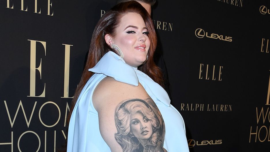 BEVERLY HILLS, CALIFORNIA - OCTOBER 14: Tess Holliday attends ELLE Women In Hollywood at the Beverly Wilshire Four Seasons Hotel on October 14, 2019 in Beverly Hills, California. (Photo by Steve Granitz/WireImage)
