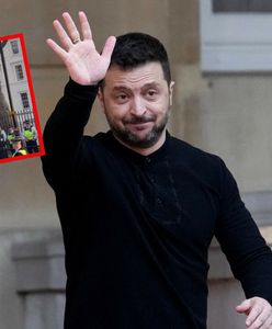 Zełenski odleciał śmigłowcem. Przywitanie u króla