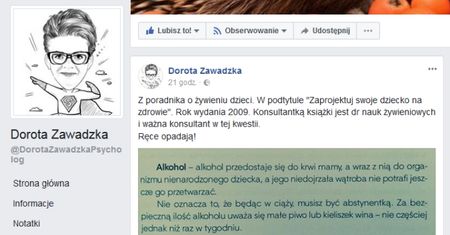 Polki piją w ciąży? Post Doroty Zawadzkiej poruszył internautki