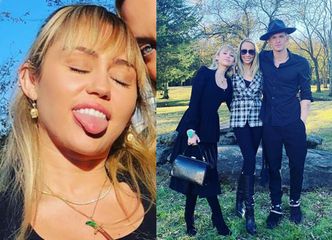 Miley Cyrus i Cody Simpson CALI NA CZARNO bawią się na weselu brata wokalistki (FOTO)