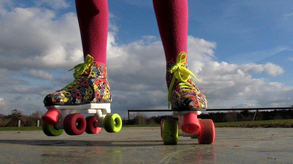 Nauka jazdy na wrotkach