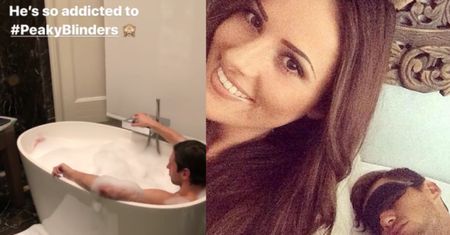 Tymczasem na Instagramie Celii Jaunat: Nagi Krychowiak ogląda serial w wannie (FOTO)