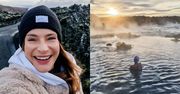 Anna Dereszowska TOPLESS pluska się w gorącym źródle na Islandii. "Nie miałam stroju kąpielowego"