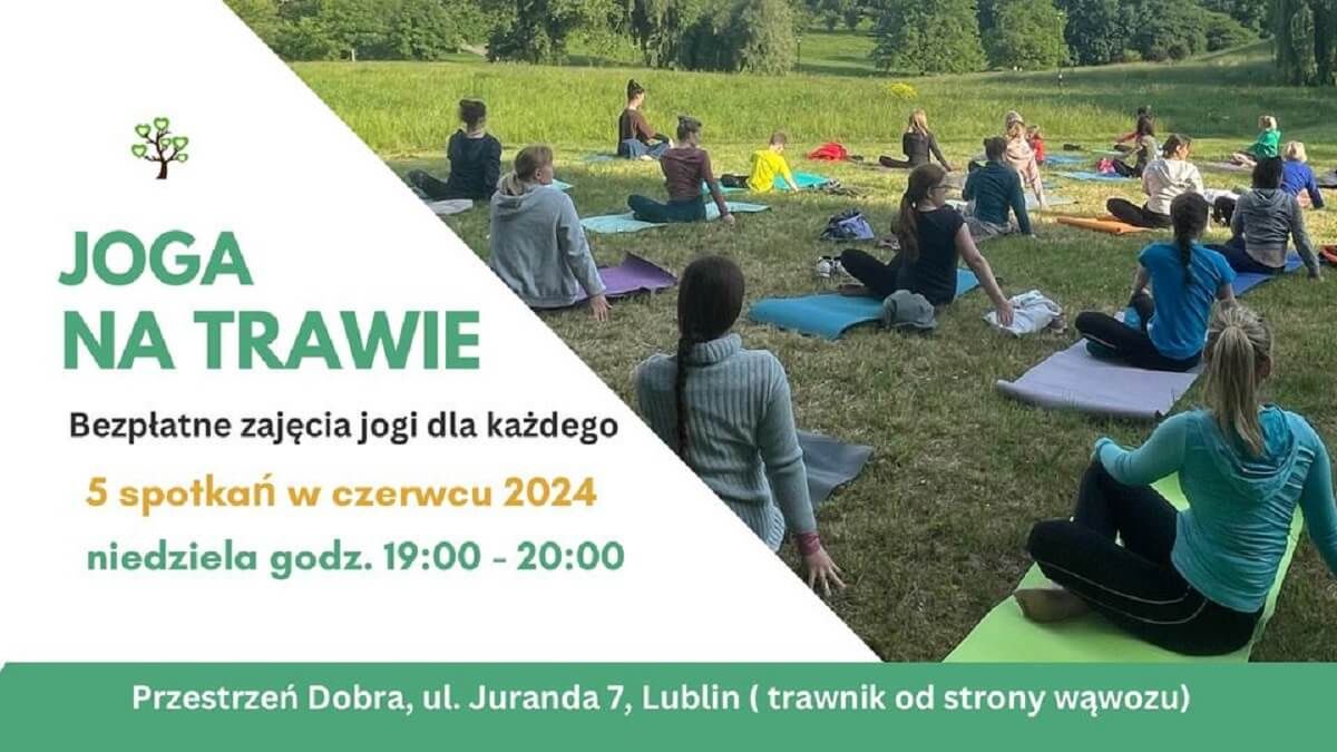 Joga na trawie w Lublinie