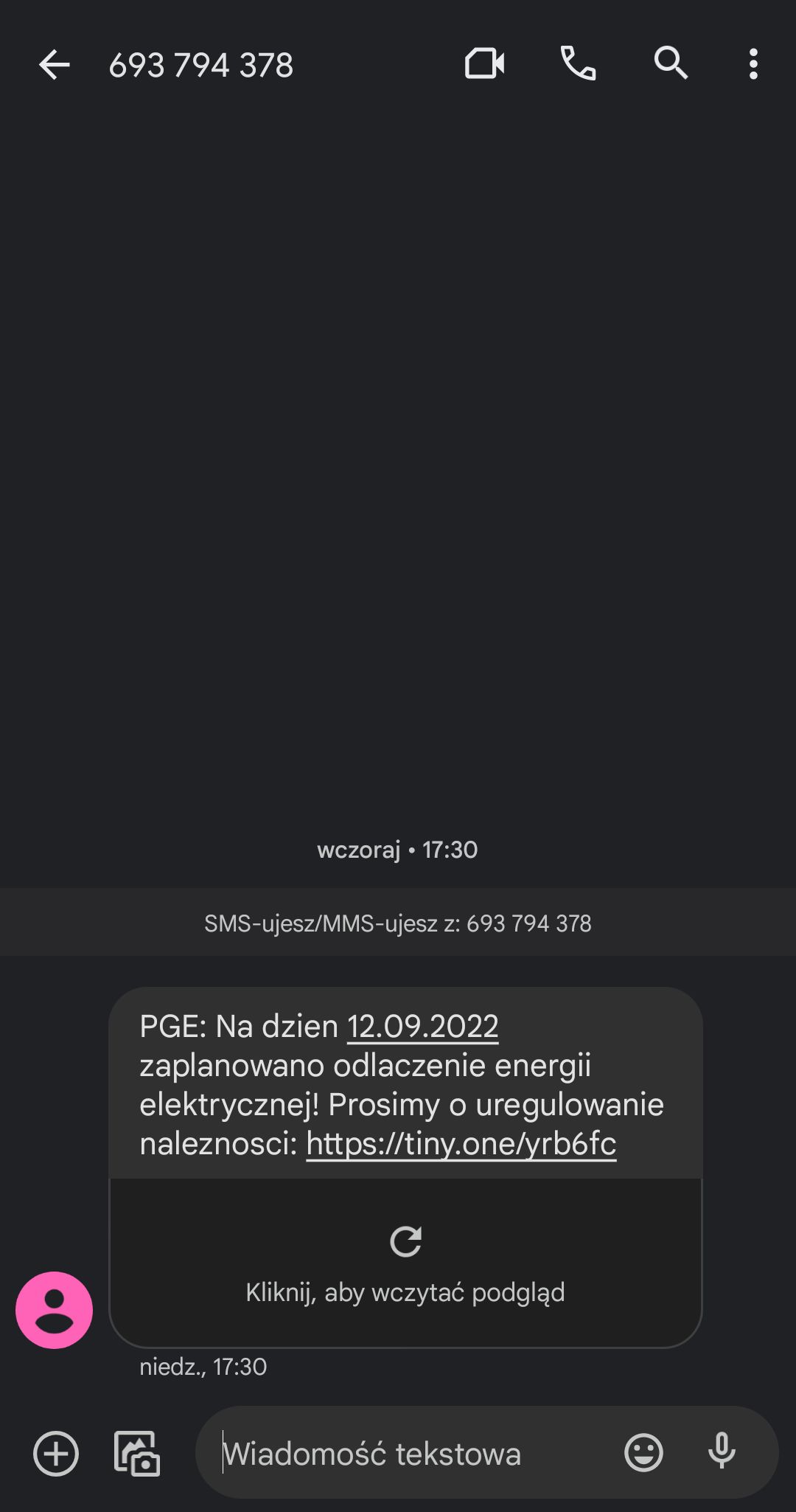 Oszustwo na PGE