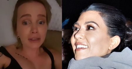 Kourtney Kardashian założyła marynarkę od... Maffashion. "NIE MOGĘ KRZYCZEĆ GŁOŚNO! Bastek się cieszy!" (FOTO)