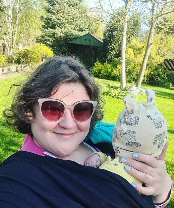 Dominika Gwit z synem