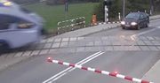 Zignorował szlaban. Kamera nagrała, co zrobił na przejeździe kolejowym