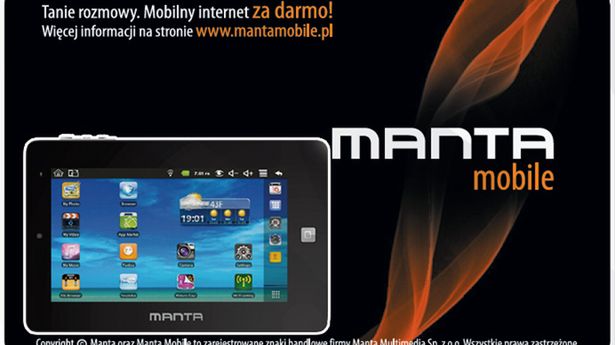 Całkowicie darmowy Internet Manty - z tabletem lub ze smartfonem 1