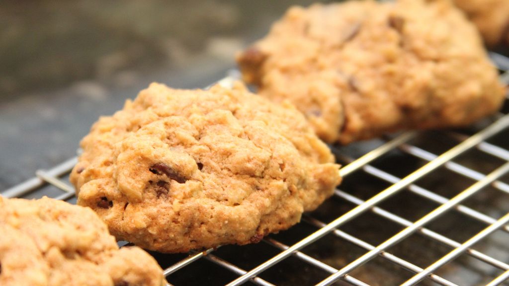 Ciasteczka owsiane z bananami