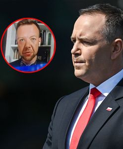 Nazwał Nawrockiego "pachanem". Został zwolniony
