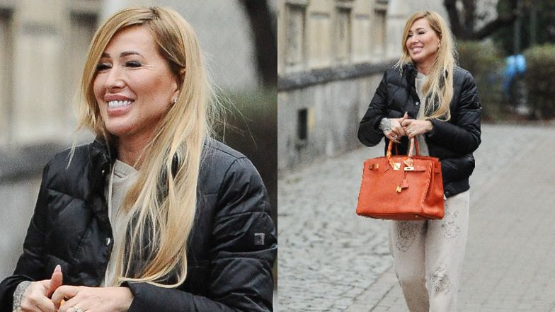 Sylwia Peretti wysiada z Mercedesa za ponad 600 tysięcy i śmiga po Warszawie z torebką za 77 tysięcy złotych (ZDJĘCIA) 