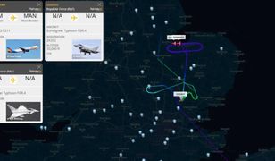 Alarm na Wyspach. Airbus A321 przechwycony przez myśliwce