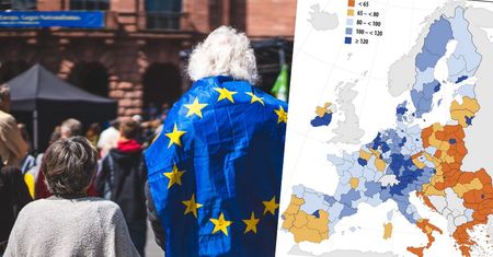 Polska na mapie unijnego bogactwa. Część kraju została w tyle, Warszawa wyróżnia się kolorem