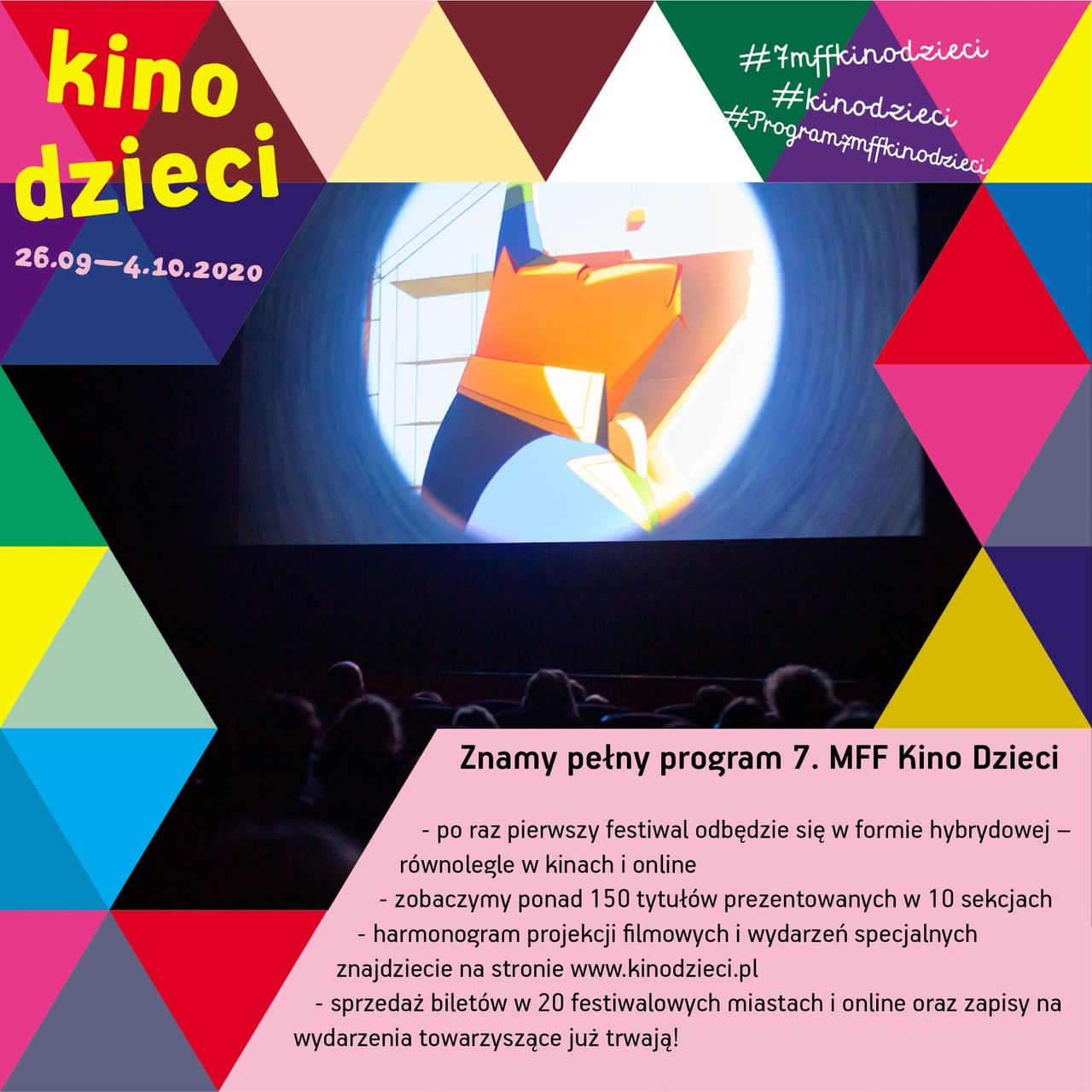 Znamy pełny program 7. MFF Kino Dzieci. Od dziś w sprzedaży bilety i zapisy na wydarzenia towarzyszące