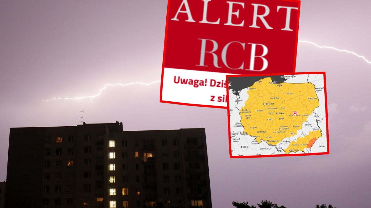 Kolejny dzień z ostrzeżeniami dotyczącymi burz