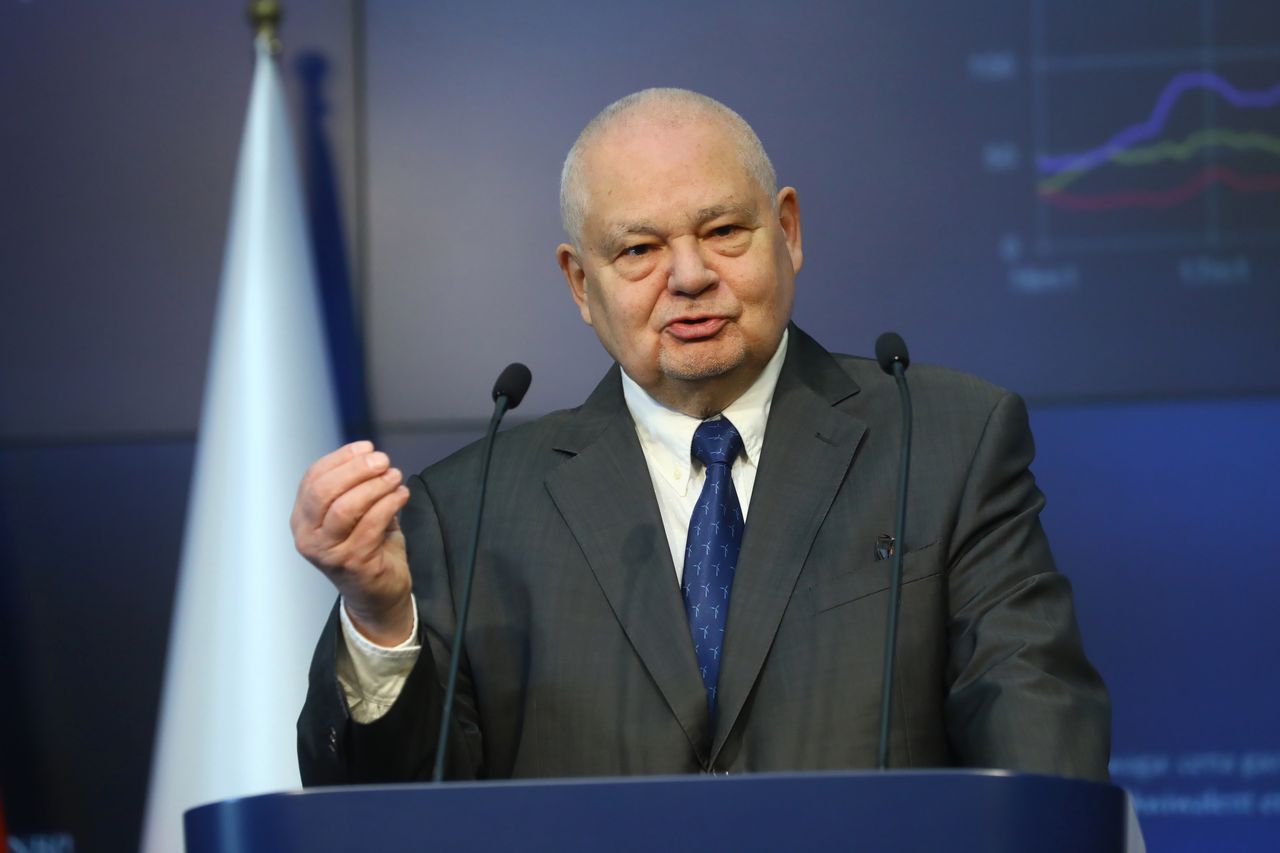 Optymistyczna wizja prezesa Glapińskiego. "Wierzę bardziej w unijne prognozy, mówiące o spowolnieniu"