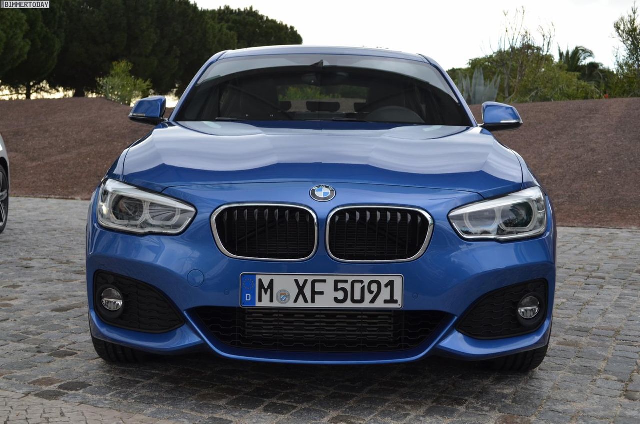 BMW Serii 1 M Sport po liftingu przyłapane w Lizbonie