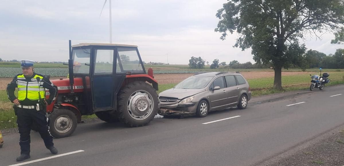 30-latek wjechał w ciągnik