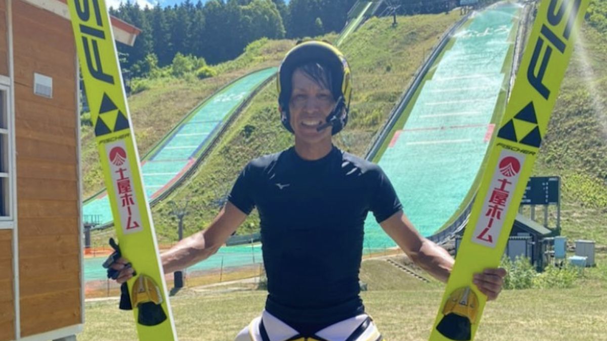 Noriaki Kasai trenuje w Europie