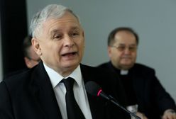 Jarosław Kaczyński w Toruniu. Prezes PiS dziękuje Tadeuszowi Rydzykowi. "Trzeba się w pas kłaniać ojcu dyrektorowi"
