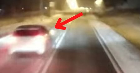Zima nie oszczędza polskich kierowców. Nagranie wideo z DW 545