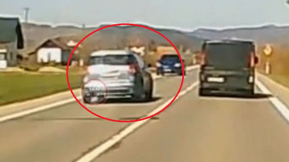 Niewiele brakowało, a na drodze doszłoby do "czołówki"