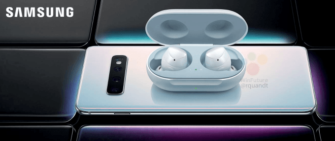 Samsung Galaxy S10 i Galaxy Buds. (źródło: winfuture.de)