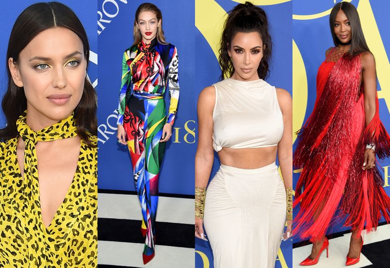 Irina Shayk, Gigi Hadid, Kim Kardashian i Naomi Campbell na gali CFDA