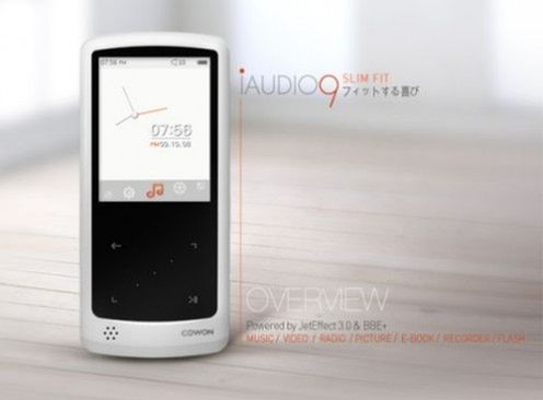 Cowon iAudio 9 - cienki i lekki PMP