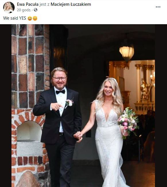 Post Ewy Pacuły na Facebooku 