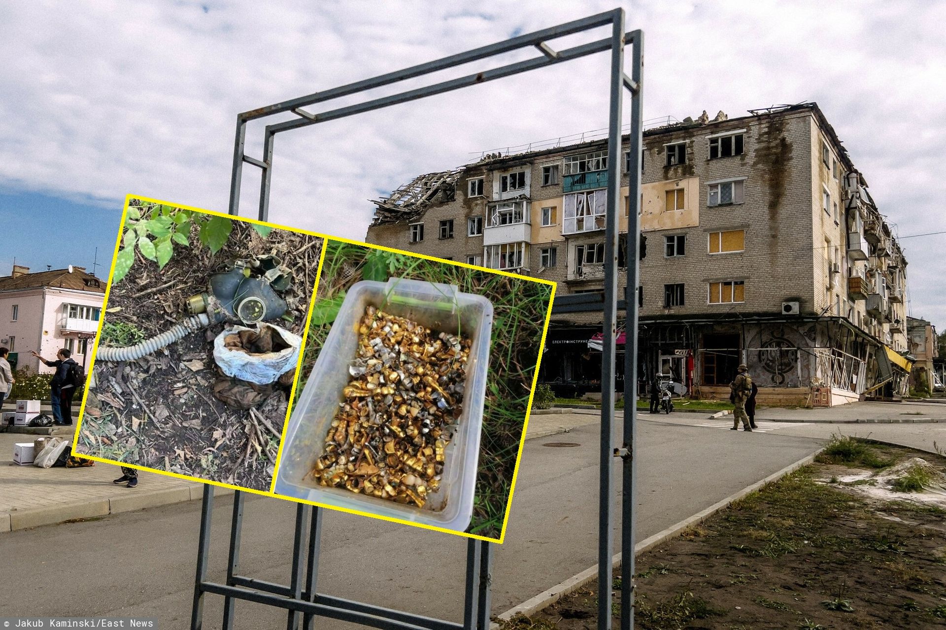 Złote zęby i maska gazowa. Przerażające odkrycie w Ukrainie