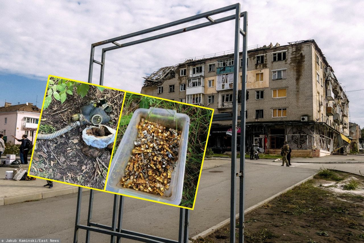 Złote zęby i maska gazowa. Przerażające odkrycie w Ukrainie