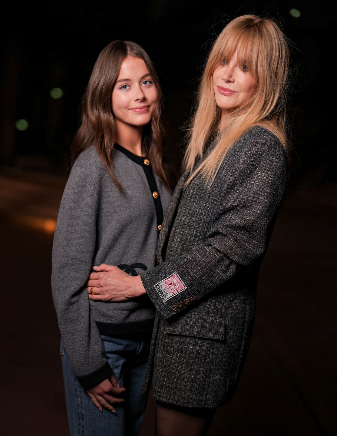 Nicole Kidman i Faith Urban na pokazie Chanel 