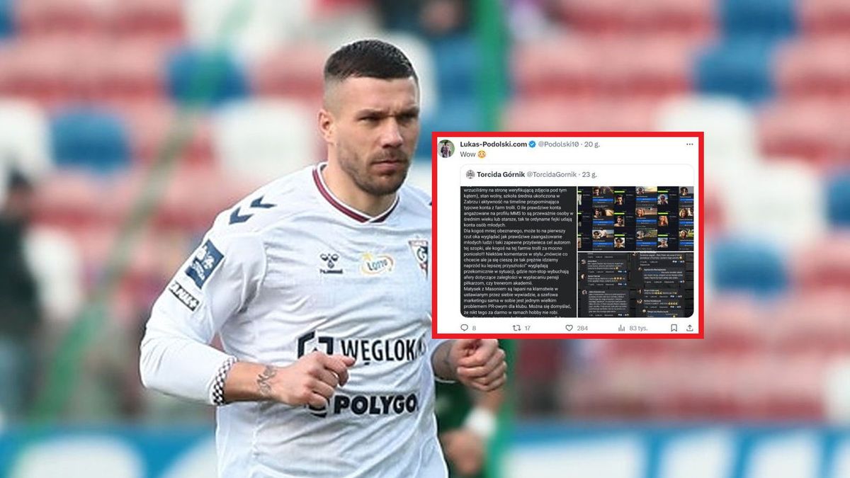 Na zdjęciu: Lukas Podolski