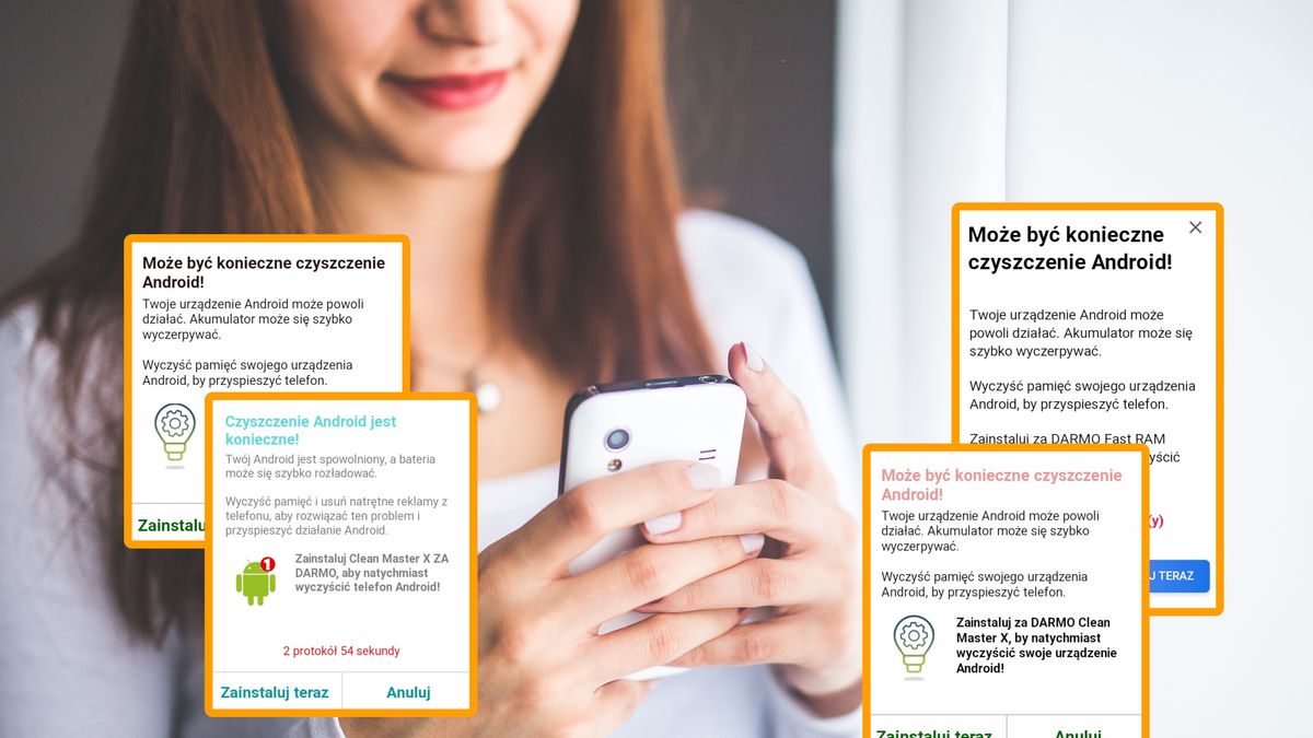 Reklamy aplikacji na Androida, których lepiej unikać