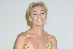 Sonia Bohosiewicz rozebrana na tarasie. Zasłoniła się szczeniakiem