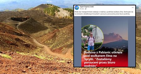 Polacy utknęli u stóp Etny. "Porzuceni przez biuro podróży"