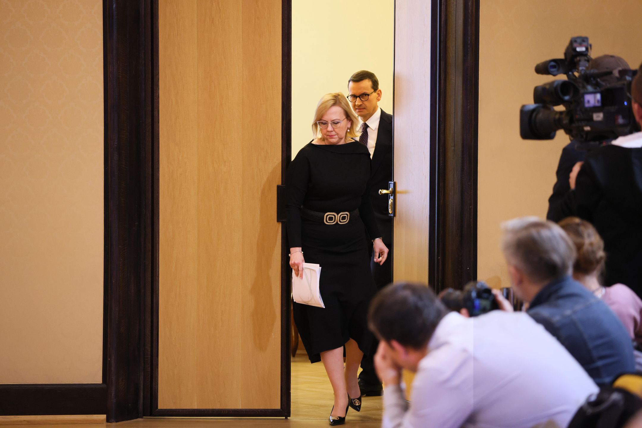 Mateusz Morawiecki i Anna Moskwa