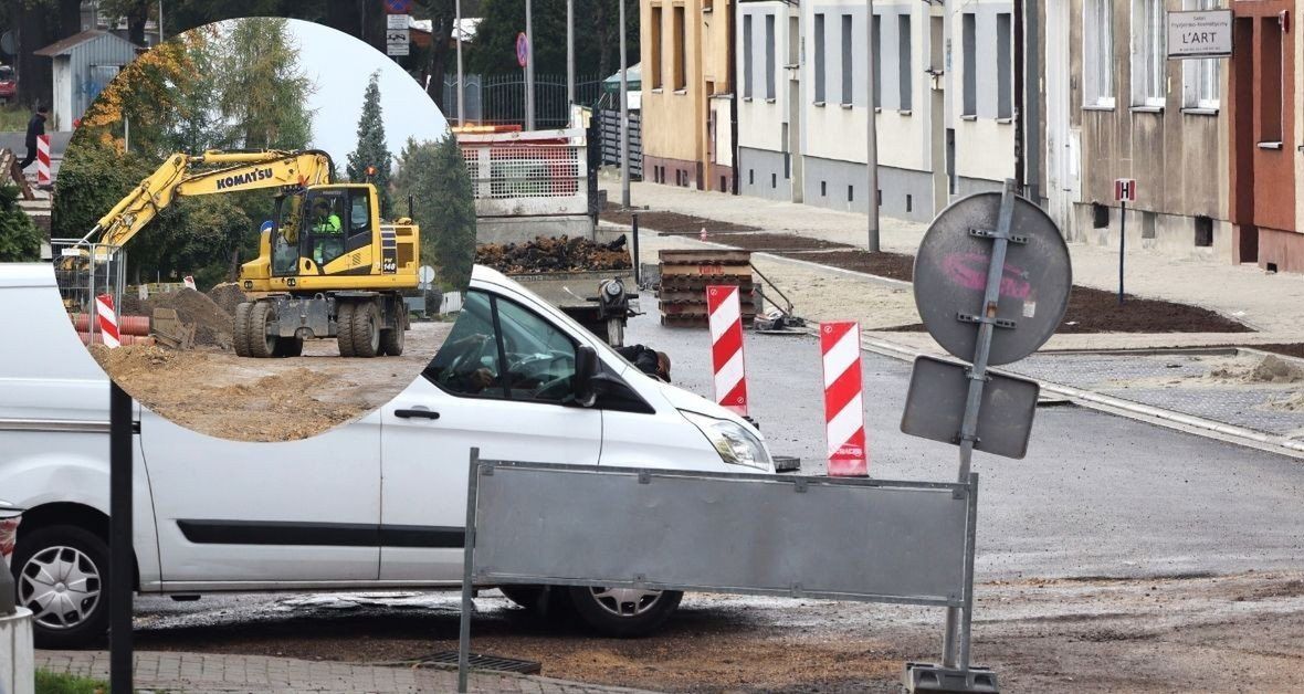 Oświęcim: Trwa remont ul. Chopina. Postępy zwróciły uwagę mieszkańców