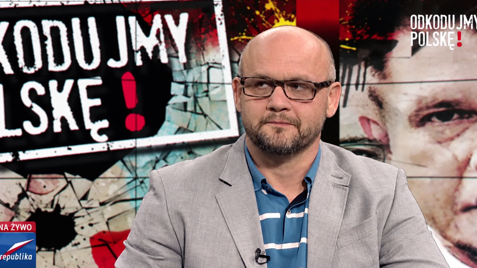 Sławomir Jastrzębowski na antenie TV Republika