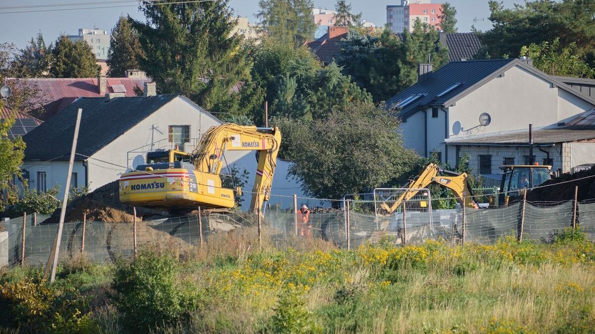 Postęp prac na budowie mostu na ul. Żeglarskiej - stan na 6 października